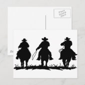 paardenrennen briefkaart (Voorkant / Achterkant)