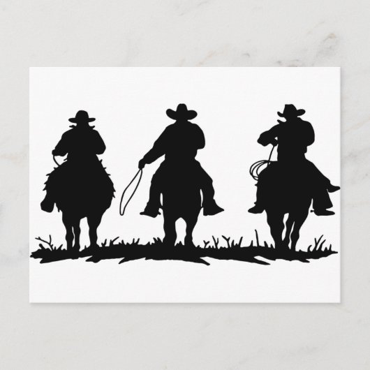 paardenrennen briefkaart (Voorkant)