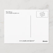 Paardenrennen Briefkaart (Achterkant)