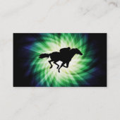 Paardenrennen; cool visitekaartje (Achterkant)