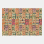 Paardenrennen Decoupage of collage Wrapping papier Inpakpapier Vel (Voorkant 3)