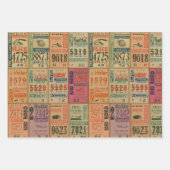 Paardenrennen Decoupage of collage Wrapping papier Inpakpapier Vel (Voorkant 2)