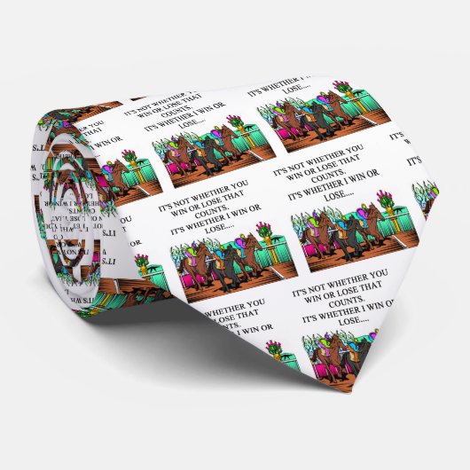 paardenrennen derby stropdas (Opgerold)