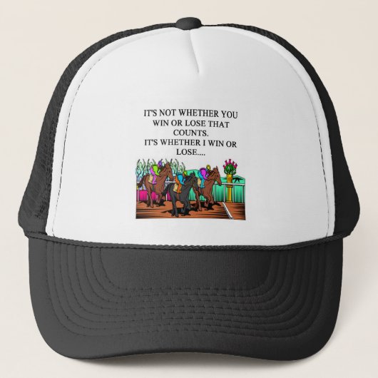 paardenrennen derby trucker pet (Voorkant)