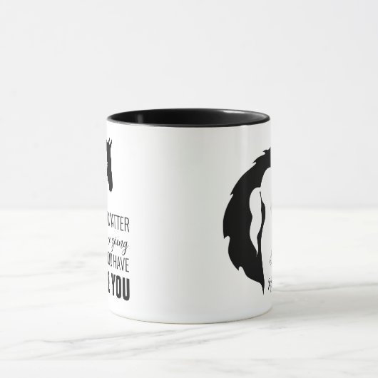 Paardenrennen en paardenliefhebbers mok (Midden)