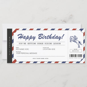 Paardenrennen Gift Ticket Voucher