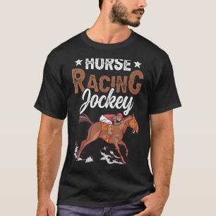 Paardenrennen Jockey Renner Renpaarden T-shirt