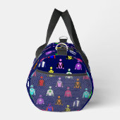 Paardenrennen Jockey Silks Patroon Monogrammed Plunjezak (Rechts)