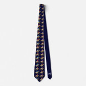 Paardenrennen Jockeys Derby Dag Monogram Stropdas (Voorkant)