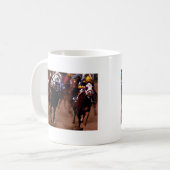 Paardenrennen Koffiemok (Voorkant links)