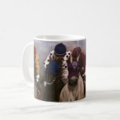 Paardenrennen Koffiemok (Voorkant links)