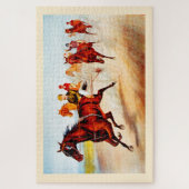 Paardenrennen Legpuzzel (Verticaal)