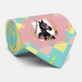 paardenrennen met argyle-baby stropdas (Opgerold)