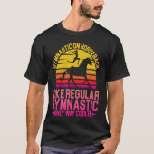 Paardenrennen met paardenrennen t-shirt (Voorkant)