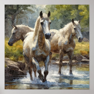 paardenrennen poster