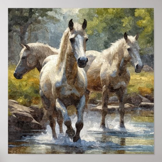 paardenrennen poster (Voorkant)