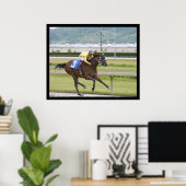 Paardenrennen Poster (Thuiskantoor)