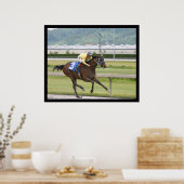 Paardenrennen Poster (Keuken)
