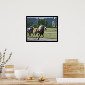 Paardenrennen Poster (Keuken)