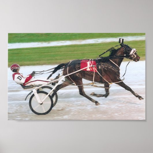 paardenrennen poster (Voorkant)