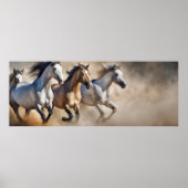 Paardenrennen Poster (Voorkant)