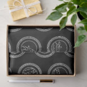  paardenrennen printpatroon voor paardenrennen tissuepapier (Geschenk)