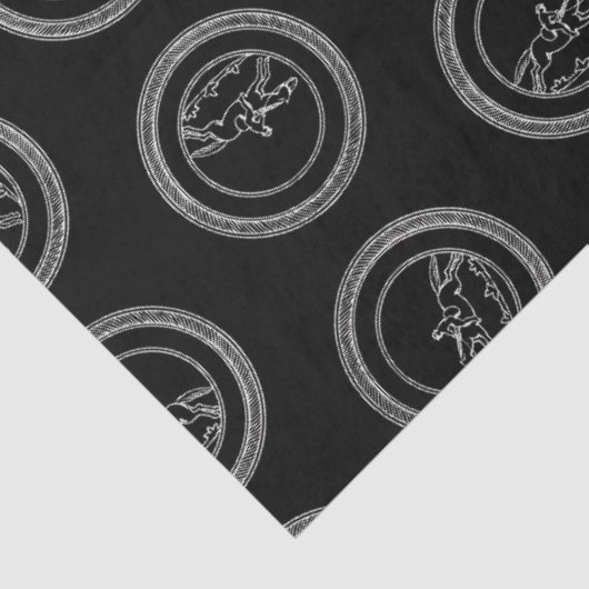  paardenrennen printpatroon voor paardenrennen tissuepapier (Detail)