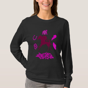 Paardenrennen Ren dag Grappig paard Rennen Ren Der T-shirt