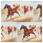 Paardenrennen Stof (Close Up)
