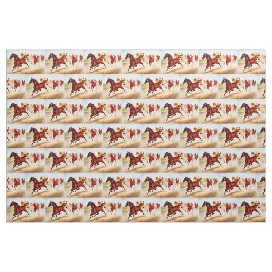 Paardenrennen Stof (Fat Quarter)