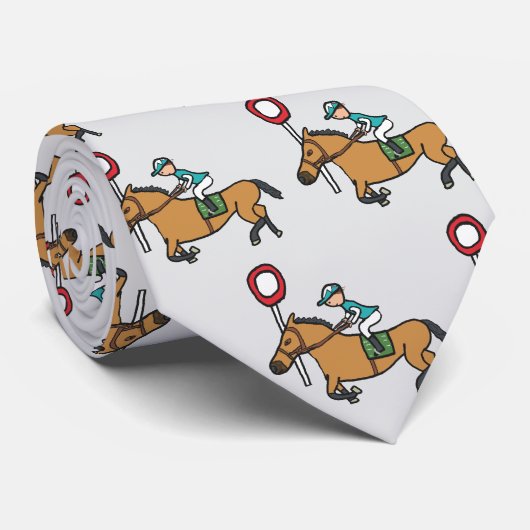Paardenrennen Stropdas (Opgerold)