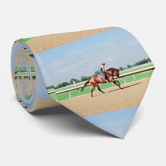 Paardenrennen Stropdas (Opgerold)