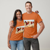 Paardenrennen T-shirt (Unisex)