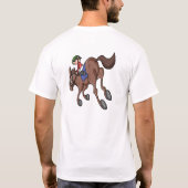 Paardenrennen. T-shirt (Achterkant)