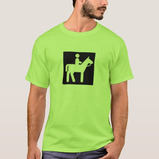 paardenrennen t-shirt (Voorkant)