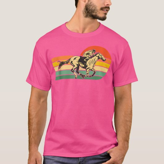 Paardenrennen T-shirt (Voorkant)