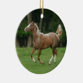 Paardenrennen van Appaloosa Keramisch Ornament (Rechts)