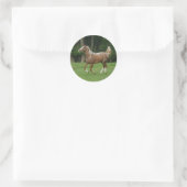 Paardenrennen van Appaloosa Ronde Sticker (Tas)