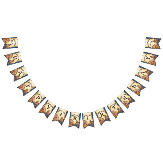 Paardenrennen van cowboy rodeo vlaggetjes (Alle)