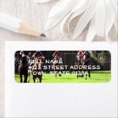 Paardenrennen veld Mailing Labels (Insitu)
