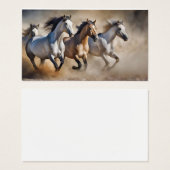 Paardenrennen Visitekaartje (Voorkant /achterkant)