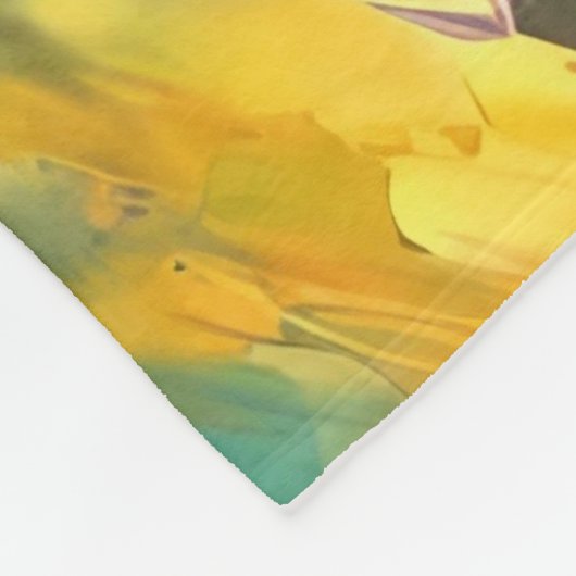 Paardenrennen XL Fleece Deken (Hoek)