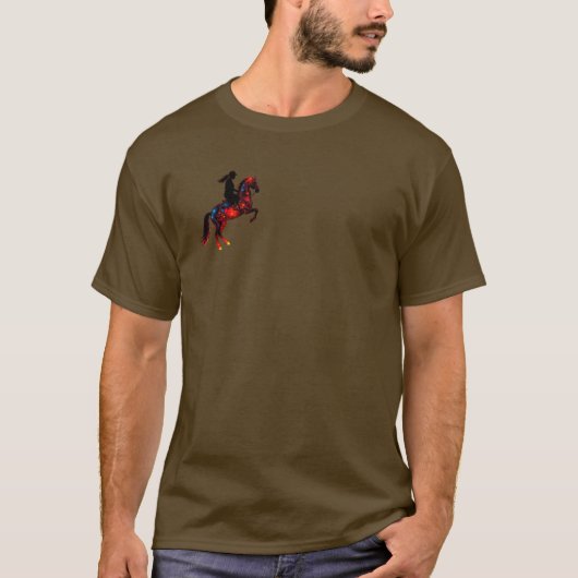 Paardenrenner minnaar t-shirt (Voorkant)