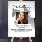 Paardenrenner viering van het leven Foto begrafeni Poster