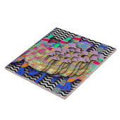 Paardenrenners en Wildlife Duck Menagerie Tegeltje (Zijkant)