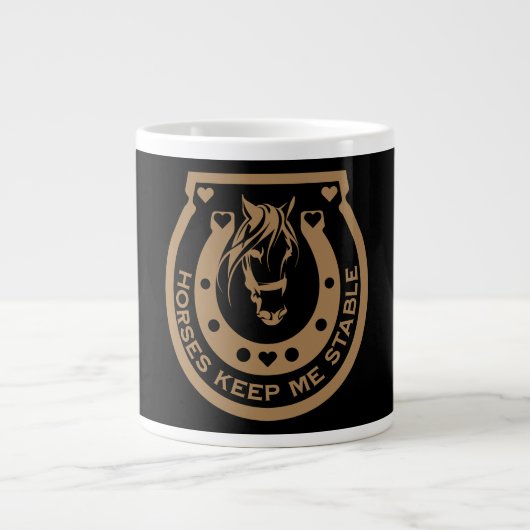 Paardenrenners Grote Koffiekop (Voorkant)