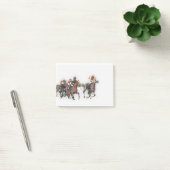 Paardenrensport jockeys wedstrijden paarden post-it® notes (Kantoor)