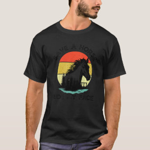Paardenrenzend volwassen Joke bewaar een paard dat T-shirt