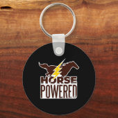 Paardenriemen aangedreven sleutelhanger (Voorkant)