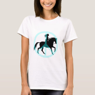 Paardenrijder met het symbool Koel T-shirt